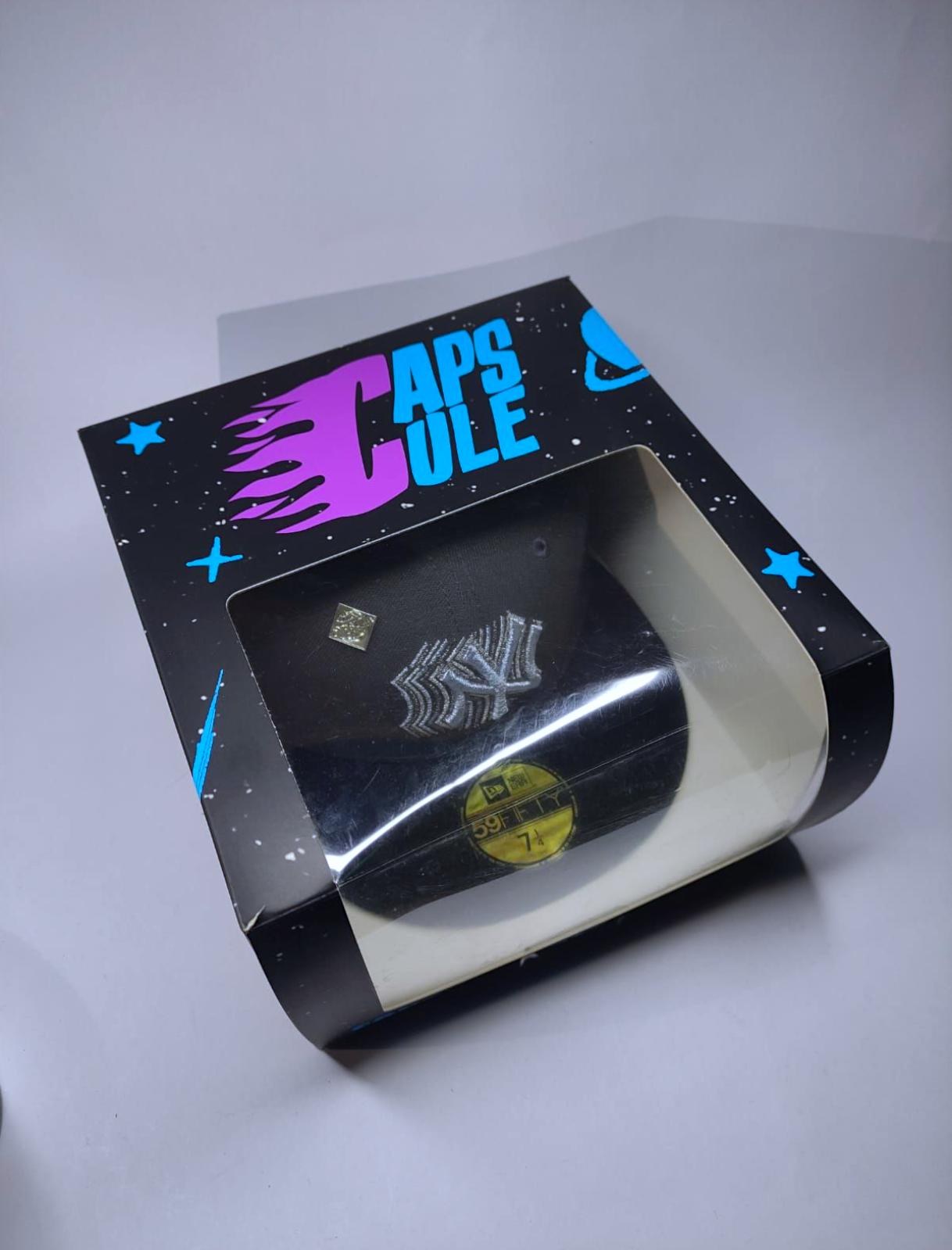 CAPSULE EXCLUSIVE NY YANKEES TRIPPY 1992 METALLIC GRAPHITE / NEW ERA 59 FIFTY FITTED