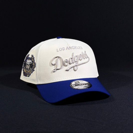 LOS ANGELES DODGERS METALLIC SKULL TWO TONE EDITION 9 FORTY A-FRAME SNAPBACK