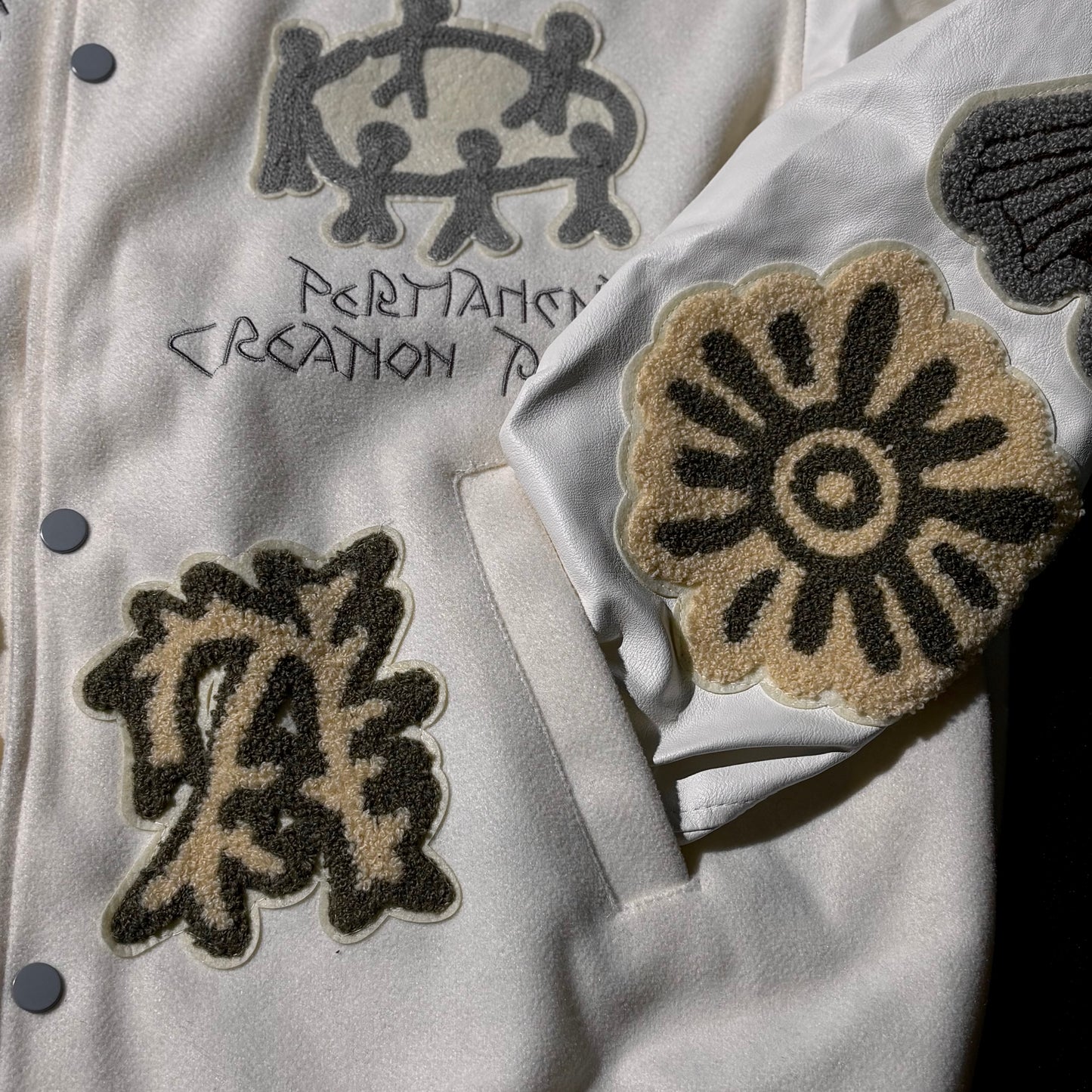 Chaqueta blanca-Permanent Creation