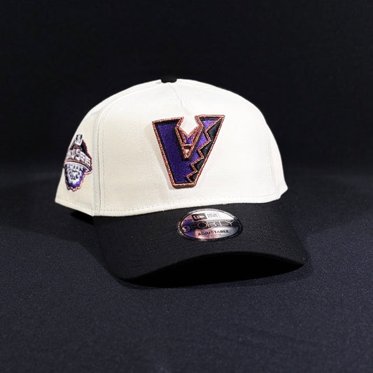 ARIZONA DIAMONDBACKS WORLF SERIES 2001 CHROME TWO TONE EDITION 9 FORTY A-FRAME