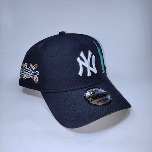 NY YANKEES AZUL / NEW ERA 9FORTY A-FRAME SNAPBACK
