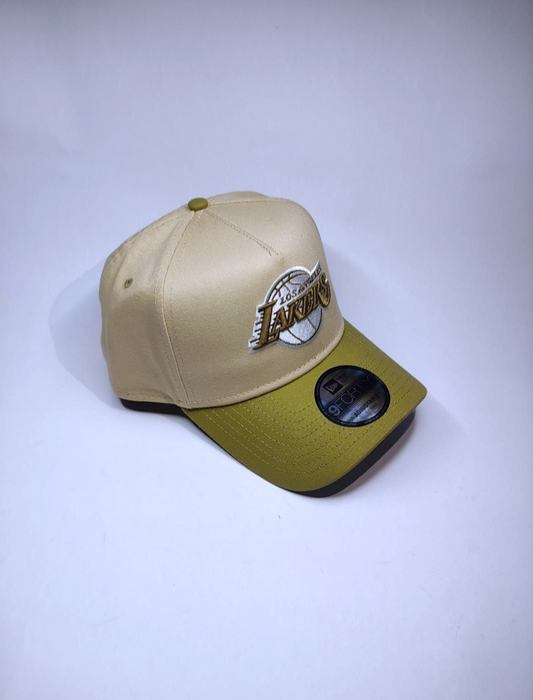 LOS ANGELES LAKERS BEIGE / NEW ERA 9FORTY A-FRAME BEANSPROUND